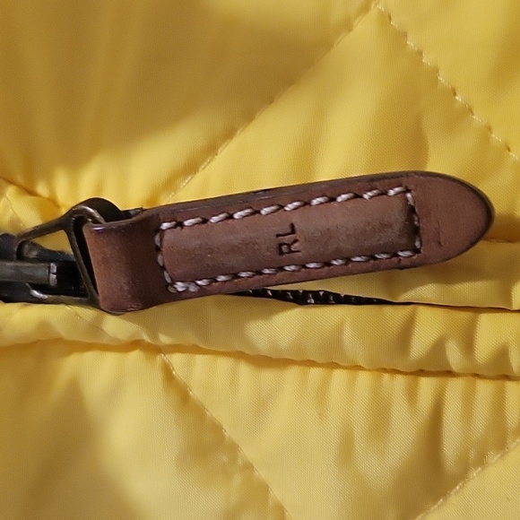 Ralph Lauren Blue Label Quilted Vest With Suede Trim Details - Picture 9 of 15